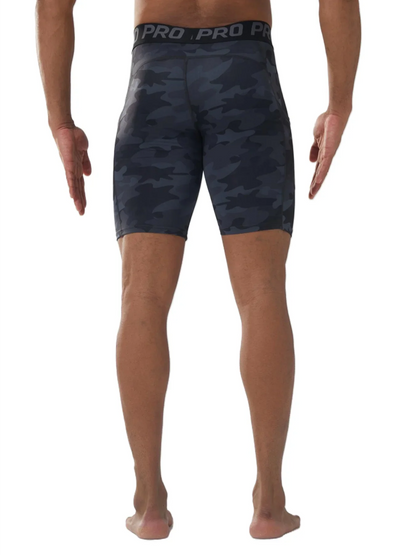 Compression Shorts Men Summer Sportswear Training Tights Gym Fitness Leggings Short Pants Sport Bottoms Running Shorts Men