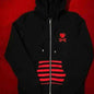 Y2K Gothic Oversized Zip-Up Hoodie