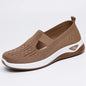 2025 Spring Women's Sports Shoes Mesh Fashionable Breathable Lightweight Non-slip Wear-resistant Casual Sports Shoes Flat Shoes