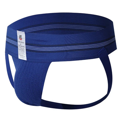 Sexy Men Underwear Jockstrap Homme Mens Jockstrap Breathable Backless Thongs