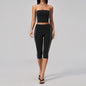 2PCS Yoga Clothes Athletic Wear Women Tracksuit Pilates Fitness Suit Workout Set Push Up Sports Bra High Waist Pants Gym Outfits