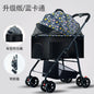 3-in-1 Pet Dog Stroller Dog Wagon with Removable Carrier Cat Stroller for Medium Dogs Up to 55lbs  dog carrier dog backpack