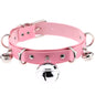 Pink Harajuku Gothic Spike Rivet Star Necklaces Collares Hip Hop Rock Black Bowknot PU Lace Leather Sexy Y2K Girl Choker Jewelry