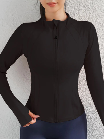 Woman Long Sleeve Sports Jackets
