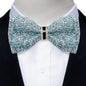Sparkle Rhinestone Bow Ties for Men Pre-Tied Diamond Sequin Bowtie with Adjustable Length Wedding Party