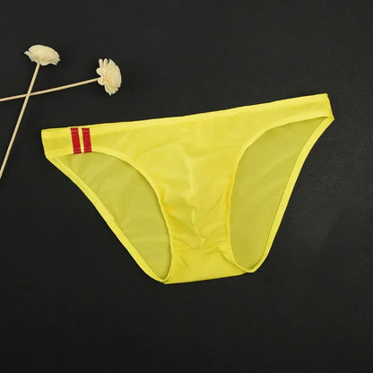 Sexy Men's Panties Transparent Breathable Briefs Low Rise Lingerie Men Bulge Pouch Briefs Underpants Underwear Pump Man