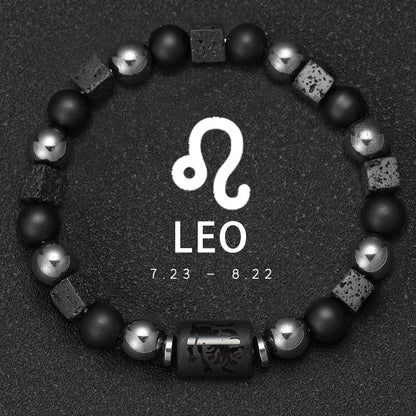 Sagittarius Zodiac Bracelet Natural Stone