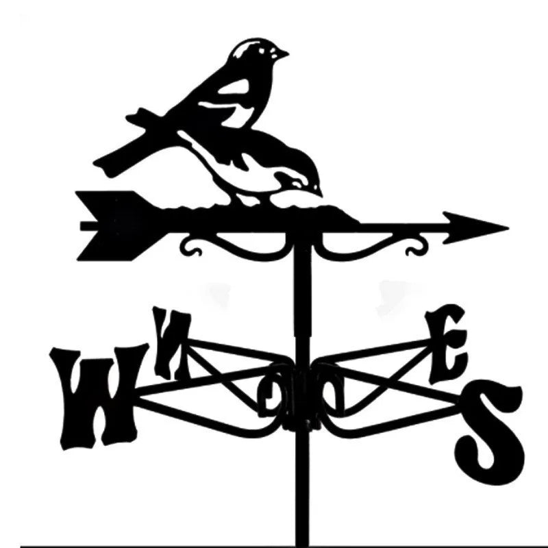 Metal Weathervane,Witch Iron Weather Vane,Sea Rover Wind Direction Indicator,Garden Decoration,Outdoor Roof Decoration,Gardening
