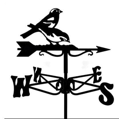 Metal Weathervane,Witch Iron Weather Vane,Sea Rover Wind Direction Indicator,Garden Decoration,Outdoor Roof Decoration,Gardening