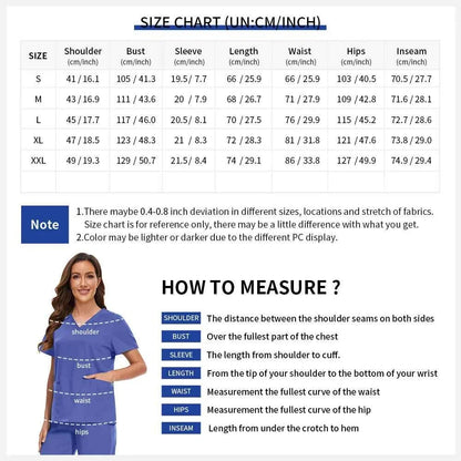 Women's Medical Scrub Workwear Set