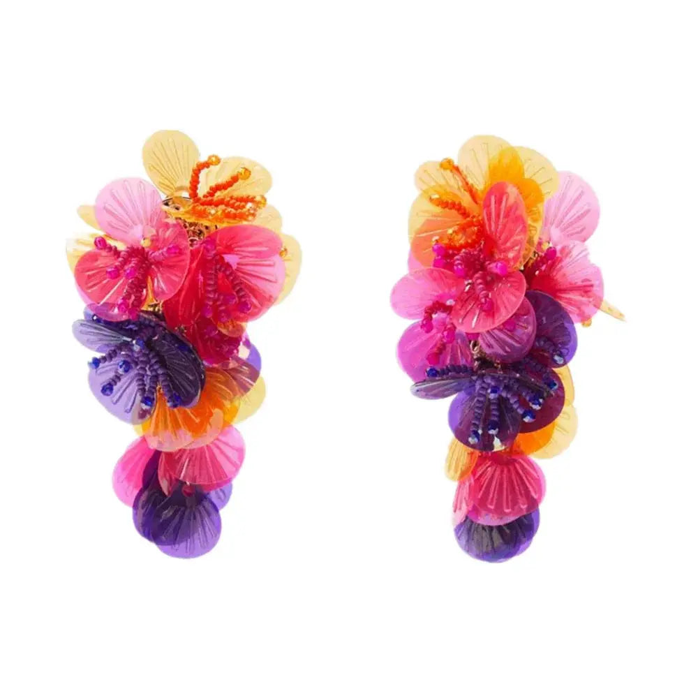Statement Earrings Earrings - Colorful Shell - Women's Statement Jewelry