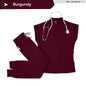 Spandex Stretch Medical Scrub Set Uniform