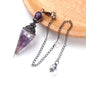 Natural Stone Spirit Pendulum Pendant Latticed Chain