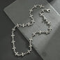 Punk Chain With Cross Necklace For Man Woman Hiphop Crosses Trend Jewelry Premium Clavicle Chain Gothic Bracelet Y2K Accessories