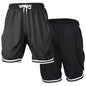 Men's Quick Dry Gym Jogger Shorts, 8 Colors
