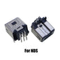 2pcs For NDS NDSL NDSi XL Power Socket Charging Port For GBA GBASP Link Connector For Switch / Lite / Oled / Pro NS Console