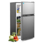3.1 Cu.Ft Mini Fridge with Freezer, Double Door Small Refrigerator, Adjustable Thermostat, Energy Star Certified Low, Custom