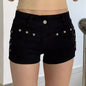 Shorts Women Skinny Creativity Lace-up Popular Streetwear Daily Personality Students Holiday Fashion Sexy American Retro Leisure
