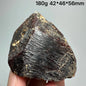 Natural Dark Brown Andradite Garnet Cluster Raw Crystal Mineral Specimen Calcite Matrix Healing Stone Home Decoration