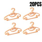 5-50pcs Baby Hangers Plastic Kids Clothes Storage Hanger for Nursery