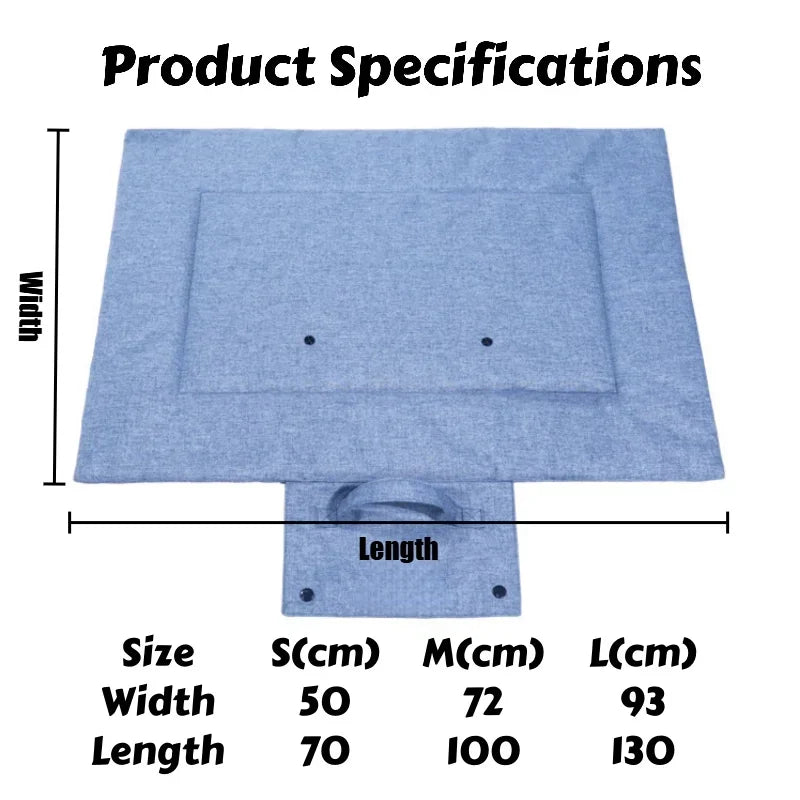 All-Season Portable Pet Bed for Outdoor & Indoor Use: Waterproof