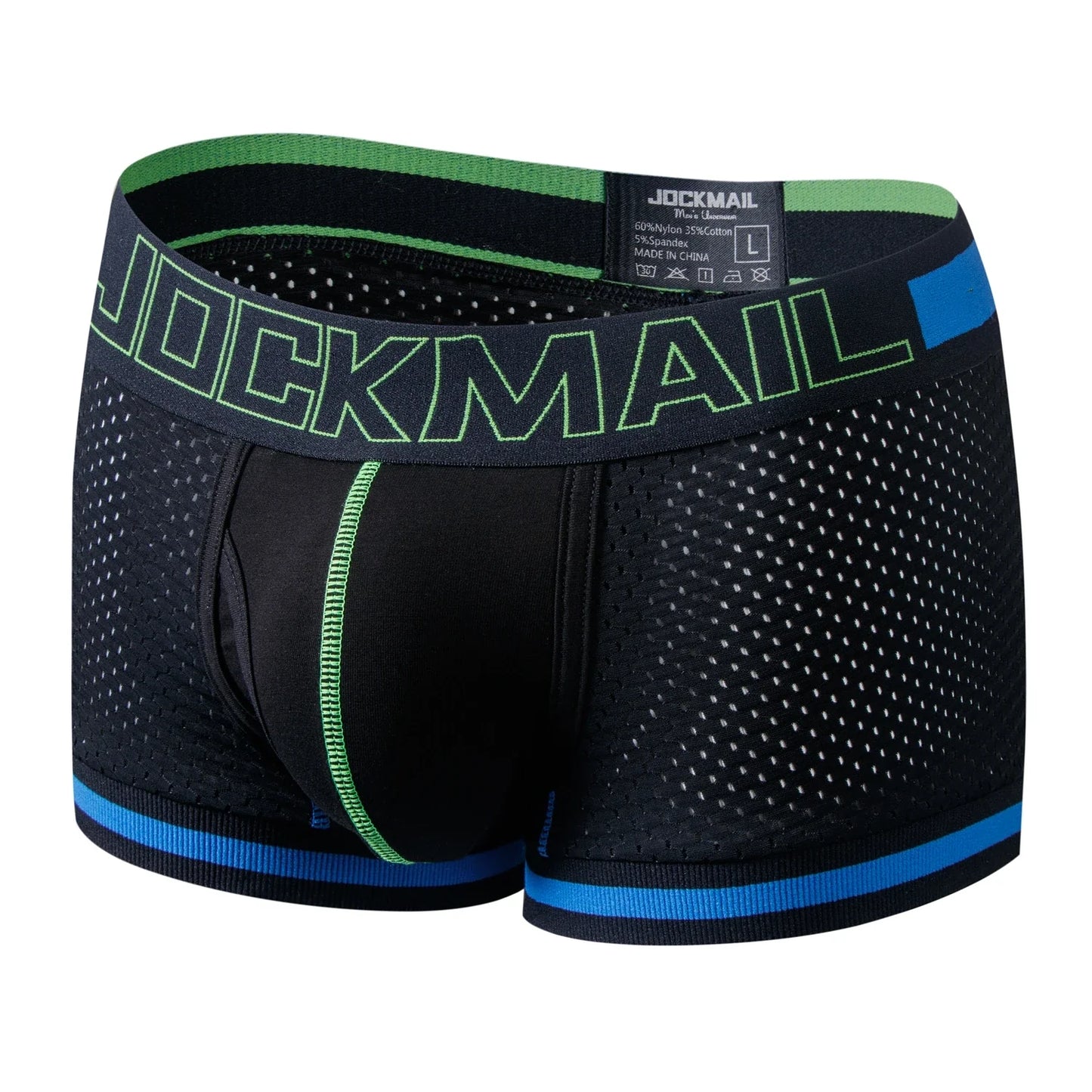 JOCKMAIL 5pcs Man Underpants Boxershorts Mesh Nylon Men Boxers Male Breathable Underwear Men’s Panties Soft Boxer