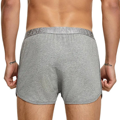 SEOBEAN Cotton Men's Boxer Shorts Loungewear Underwear Loose Fit Underpants Sleepwear Shorts Boxers for Men