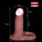 Soft Silicone Condom Enlargement Penis Sleeve Realistic Penis Extender Sex Toys for Men Sexual Tools Reusable Condom Cock Sleeve