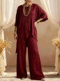 Fashion Loose Women's Matching Sets Casual Half Sleeve Loose Tops and