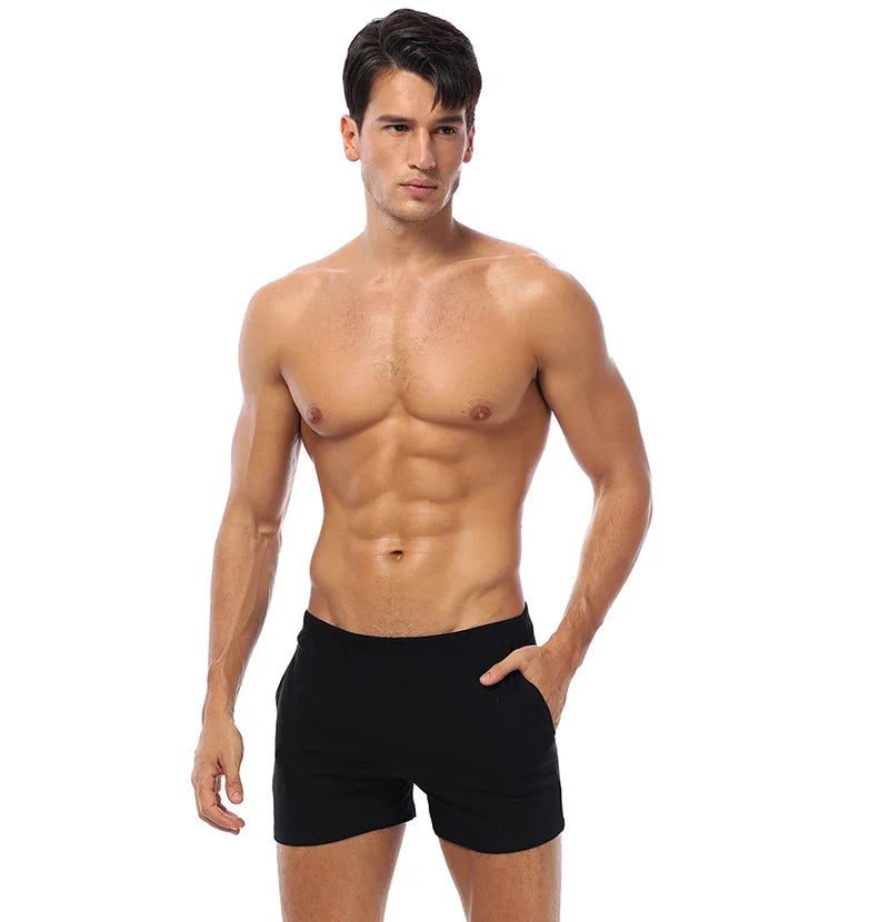 ORLVS Brand Boxer Men Underwear Cotton Pouch Boxershorts Sleep Men Underpants Panties For Swim Or Boxers Shorts With Pocket