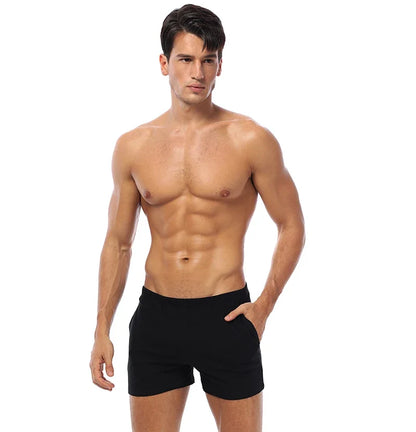 ORLVS Brand Boxer Men Underwear Cotton Pouch Boxershorts Sleep Men Underpants Panties For Swim Or Boxers Shorts With Pocket