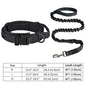 Tactical Dog Collar Leash Set Heavy-duty Military Dog Collar with Handle and Metal Buckle for Small Medium Large Dogs Necklace