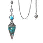 Natural Stone Spirit Pendulum Pendant Latticed Chain