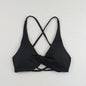 Sexy Slim Shoulder Straps Somfortable High Stretch Sports Underwear Gym Workout Breathable Detachable Yoga Bra