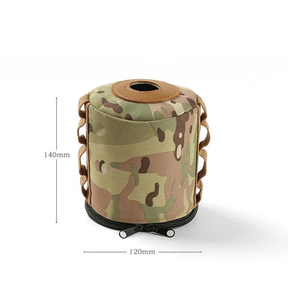 Camping Gas Can Portable Ventilated Propane & Butane Protector Outdoor