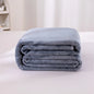 250GSM Black Flannel Blanket Soft Plush Fleece Throw Warm Cozy Bed Cover for Sofa Bedroom All Season Blanket Queen King Size