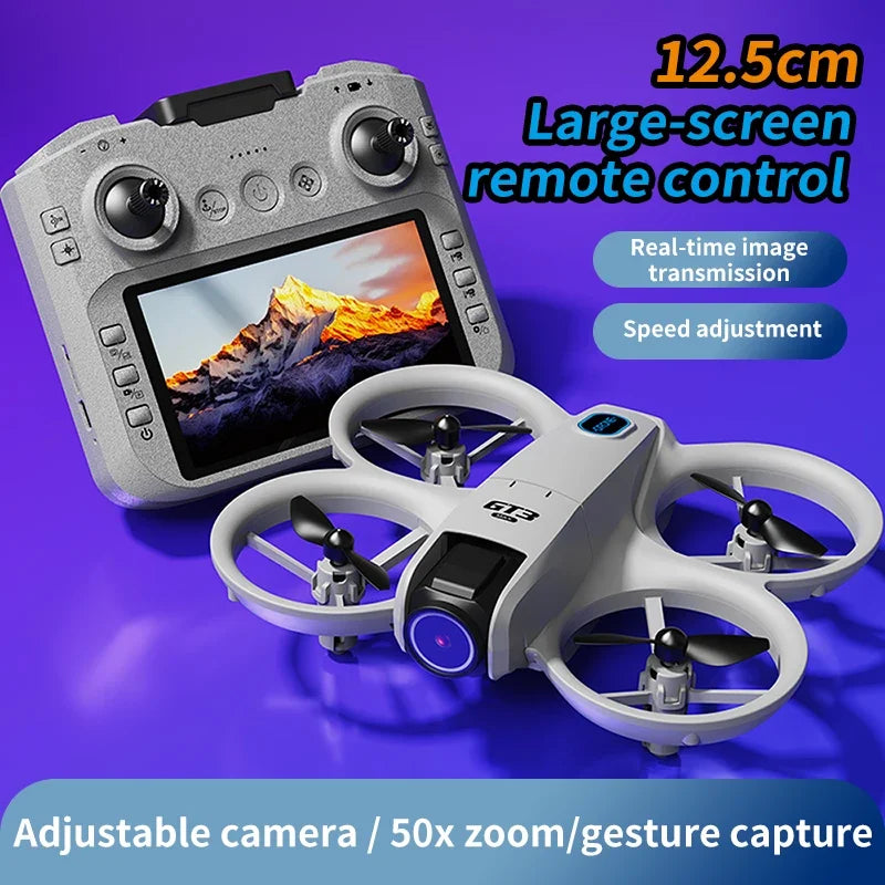 2025new GT3 MAX Drone 8K HD 4.3" Remote Control Headless Mode