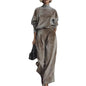 2 Pieces Women's Sets Spring Autumn Pullover Suit Long Sleeve Tops and