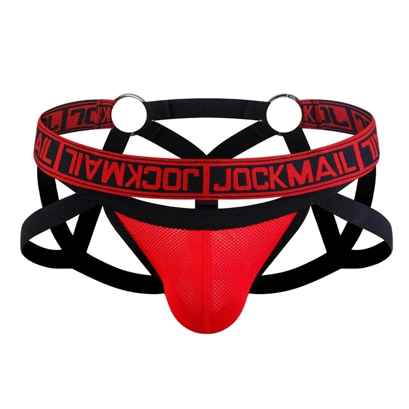 Men Sexy G String Thong Erotic Jockstrap Gay Underwear Lingerie Hollow Sissy Lingerie Men Bikini Beifs Panochas Cueca Tanga Slip