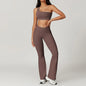 Skinny Sports Sets Women's Tracksuit Scrunch Butt Fitness Suits Push-Up Sexy Workout Sportswear Tights Short Activewear Woman