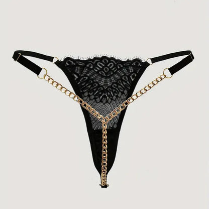 Transparent Hot Temptation Thongs G-strings Woman Panty Pearl Open Hip Briefs Porn Hollow Solid Lace Pantys FemaleEroticCostumes