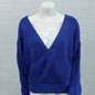Sweater Women's Solid Color Long Sleeve Knitted Top  Autumn/Winter New V-neck Sweater Women
