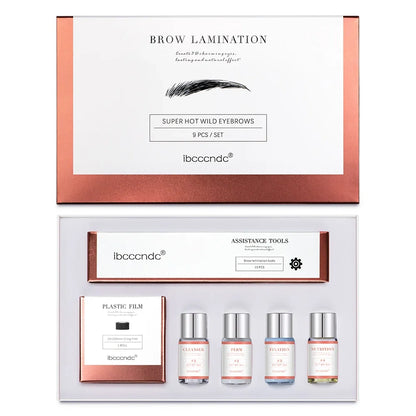 Eyebrow Lamination Kit with Keratin Perming Lotion