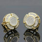 Delicate stud earrings for men and women Square accessories suitable for wedding parties go with everything