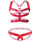 Sexy Gay Men Underwear Bondage Mens Harness Thongs Set Body Chest Costume G-string Jockstrap Lingerie Man Halter Neck Hollow Out