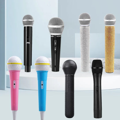 Children’s Simulation Microphone Model Media Interview Prop Educational Performance Toy Mic
