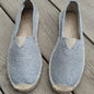 Mens Espadrilles Men Patchwork Slip on Summer Shoes Loafers Breathable Canvas Shoe Jute Wrapped Women Shoes Unisex