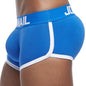 JOCKMAIL Brand sexy men underwear bulge enhancing men Boxer include Penis pad and hips buttocks double Removable push up cup
