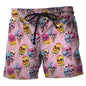 Harajuku Skull Graphic Beach Shorts Hawaiian Male Boardshorts Goth Skeleton Flower Bermudas Hip Hop Short Pants For Men Trousers