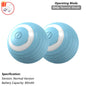 iLMH 1/2 PCS Cat Interactive Ball Toy Automatic Rolling Ball Faux Tail Rechargeable Smart Pet Electric Toy Pet Toy Imitate Mouse